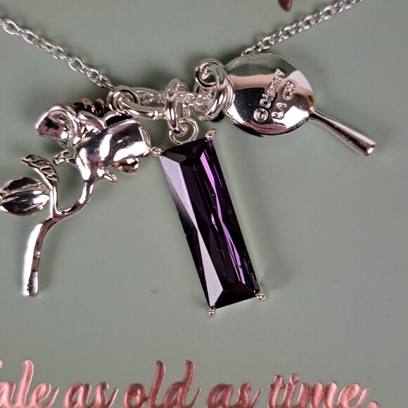 Disney Necklace "Tale as Old as Time" Beauty and the Beast - Picture 5 of 13